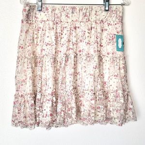 Maurices floral skirt - M